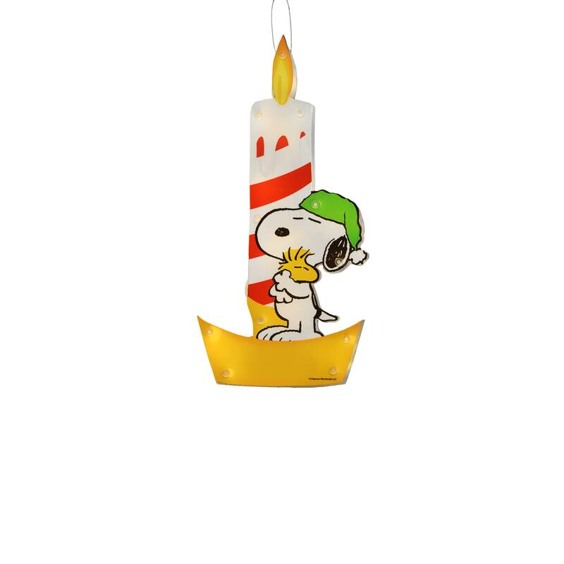 12" Peanuts Window Decor Candlestick
