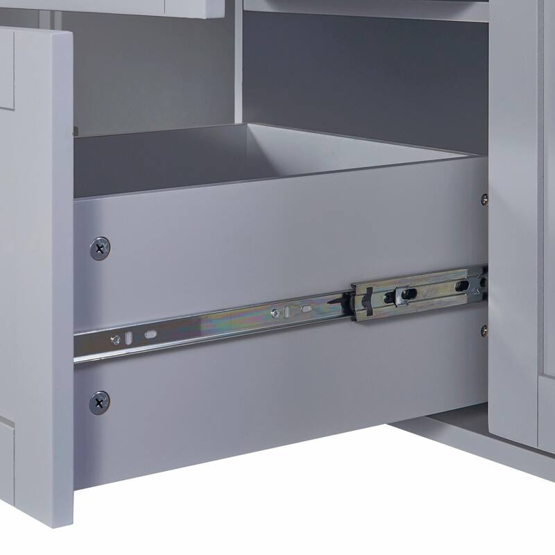 Rolling Kitchen Island with Rubber Wood Top, Drawers, Shelves, Internal Storage, Wheels, Spice & Towel Racks