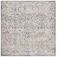 preview thumbnail 22 of 23, SAFAVIEH Brentwood Linza Traditional Oriental Rug 6'7" Square - Light Grey/Blue - Square