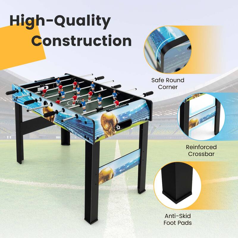 Costway 37 Inches Foosball Table with Removable Legs, 2 Balls and 2 - See Details