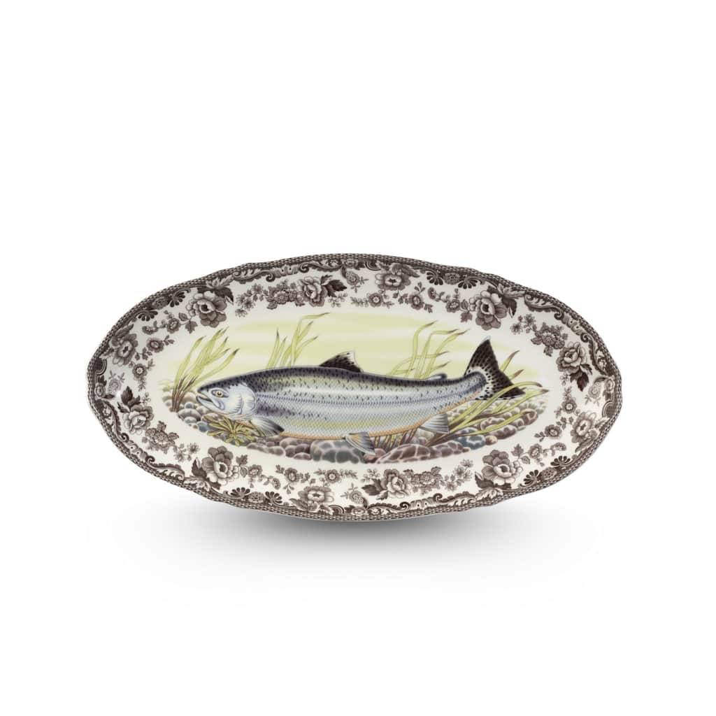 Spode Woodland Fish Platter - 18.5 Inch