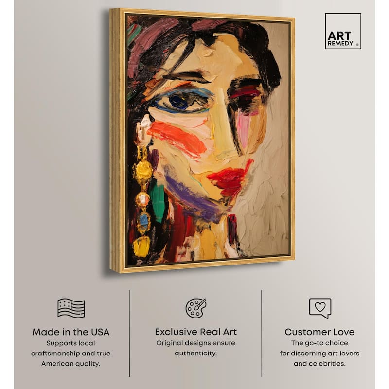 Colorful Expression I Canvas by Art Remedy