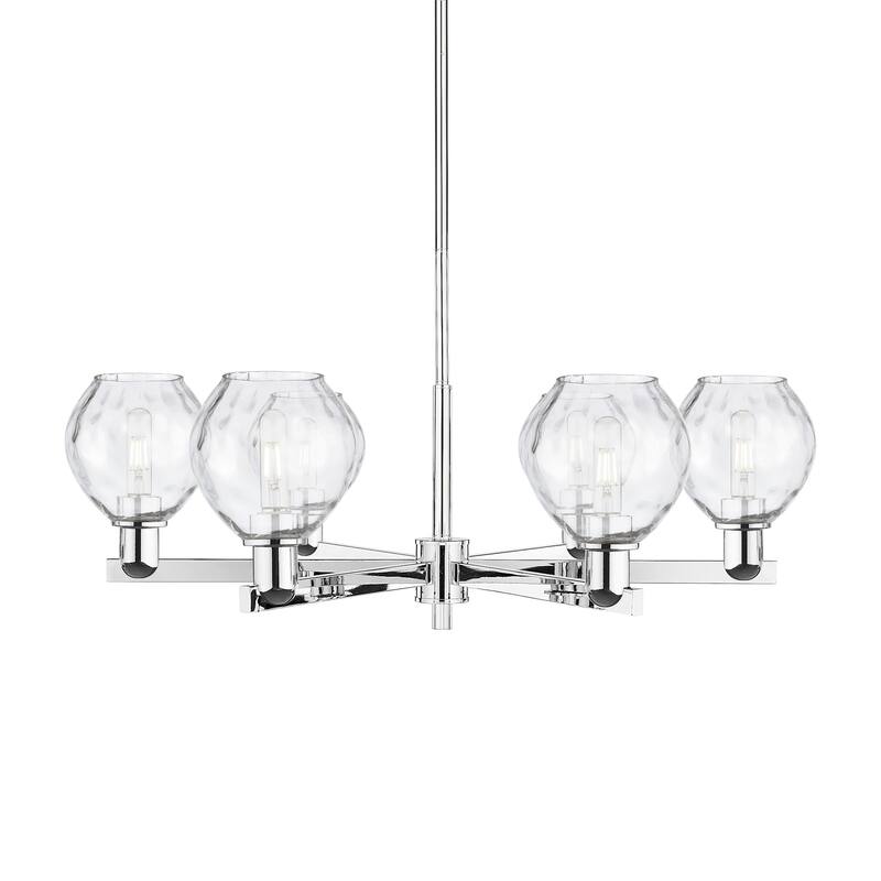 Innovations Lighting 716-6CR-11-36 Waverly Chandelier Waverly 6 Light - Polished Chrome / Clear