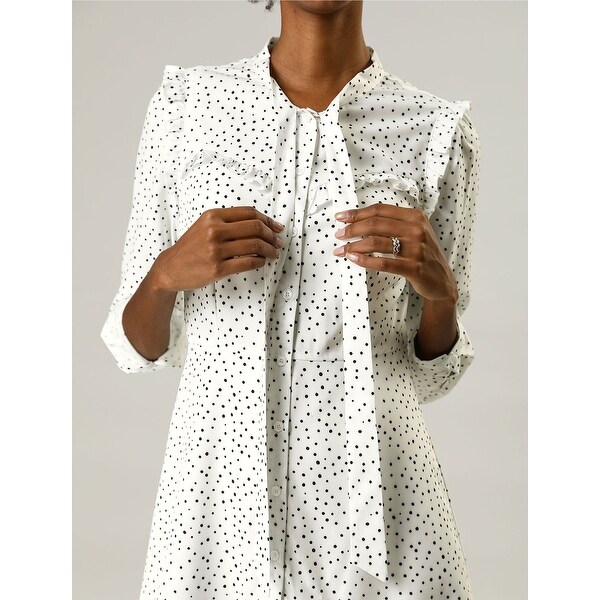 polka dot dress for work