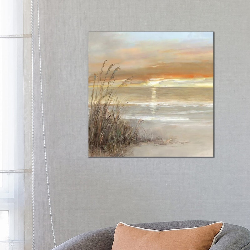 iCanvas "Malibu Sunset" by Sally Swatland Canvas Print - 26x26x1.5