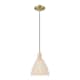 Option Antique Brass / Natural Shade