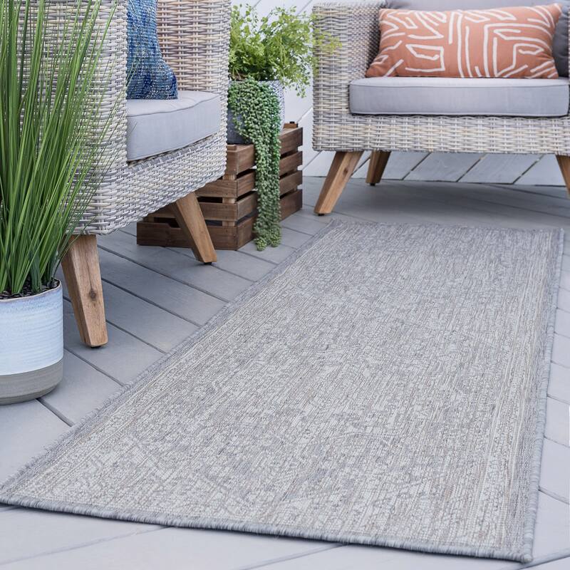 Colonnade Traditional Medallion Indoor/Outdoor Area Rug