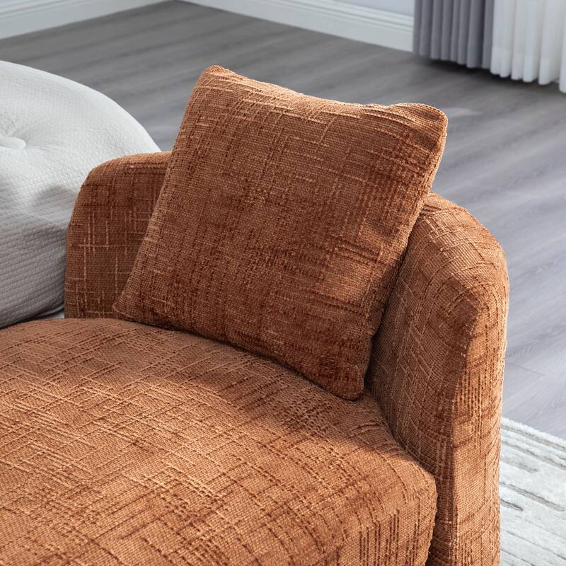 83.1" W Modern Upholstered Lounge Chair,Oversized Sofa Chair with Pillow and Armrests