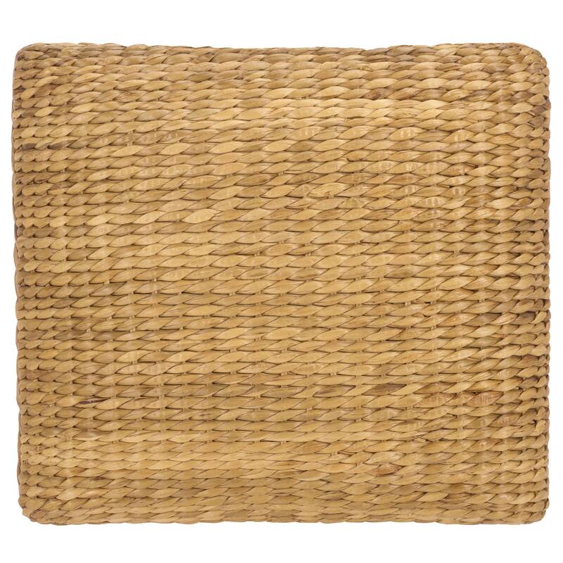 SAFAVIEH Couture Capri Anna Woven Water Hyacinth Ottoman