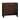 Wood Nightstand with 2 Drawers in Rustic Tobacco