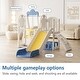 preview thumbnail 4 of 13, Indoor Toddler Kids Slide Playground for Age 1-4 with Swing, Climbing