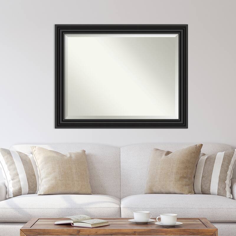 Beveled Wall Mirror - Colonial Black Frame - Colonial Black