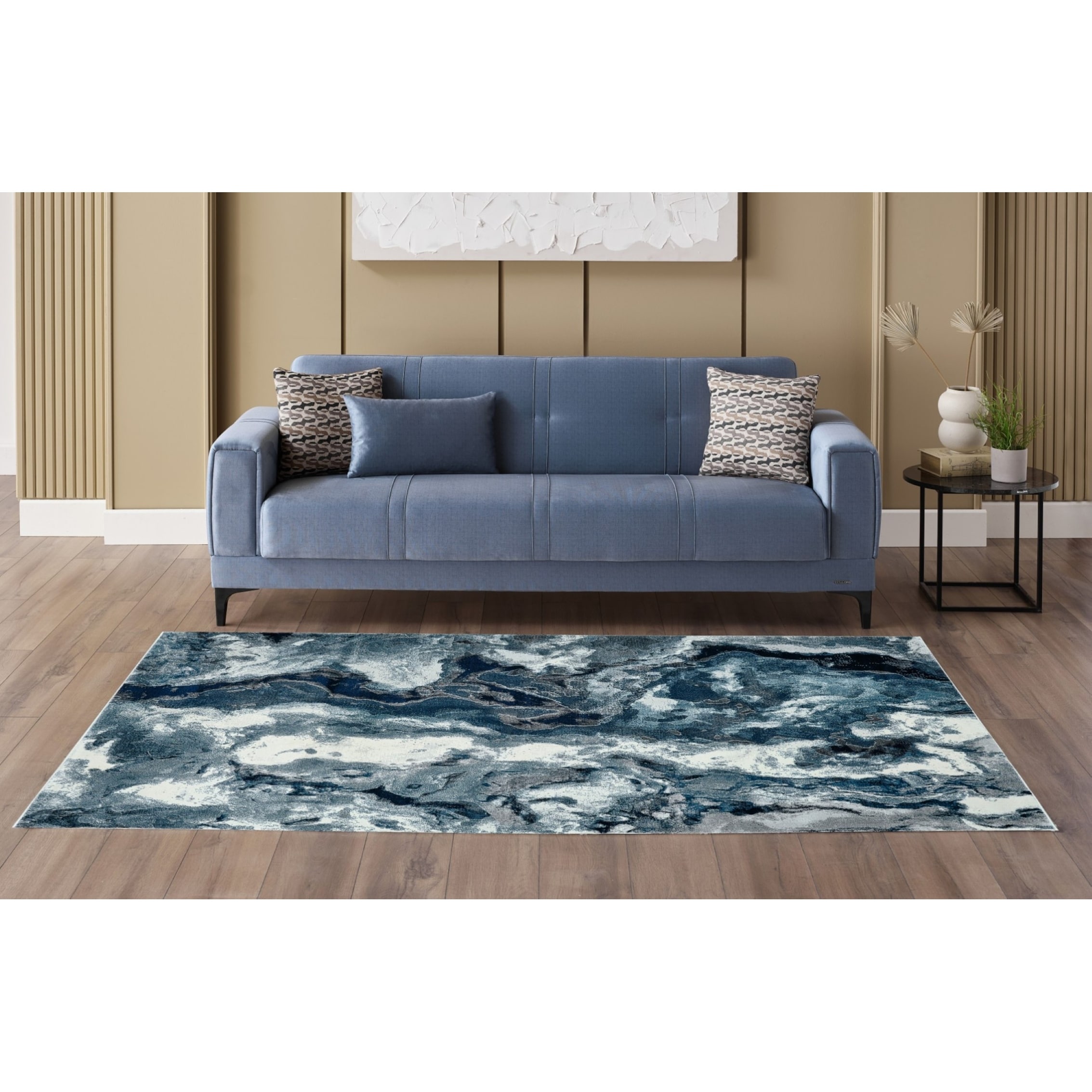 MDA Rugs Layan Collection Abstract Contemporary Area Rug