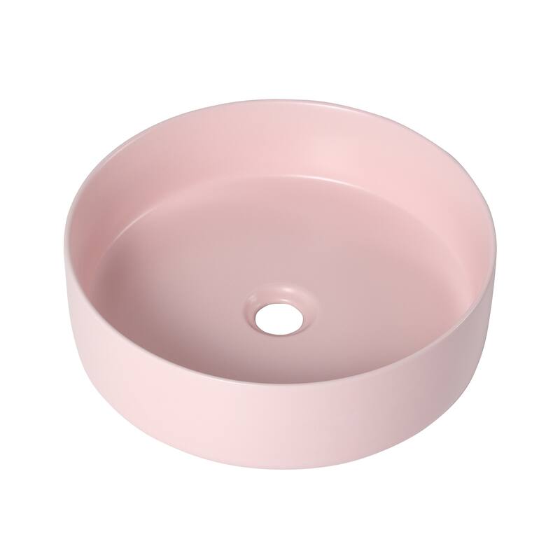 Topcraft Ceramic Countertop Art Basin Bathroom Sinks - 15.7"