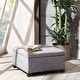 preview thumbnail 8 of 21, Madison Park Della Soft Close Storage Ottoman