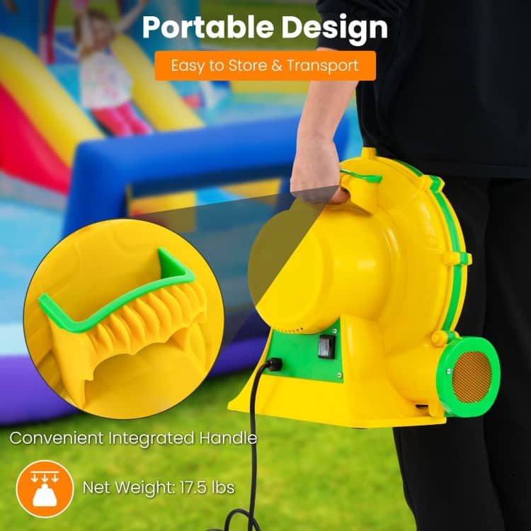 Air Blower Air Pump Fan with Convenient Handle and Ground Stakes