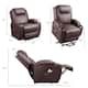 Homall Faux Leather Power Lift Recliner Chair with Massage and Heat