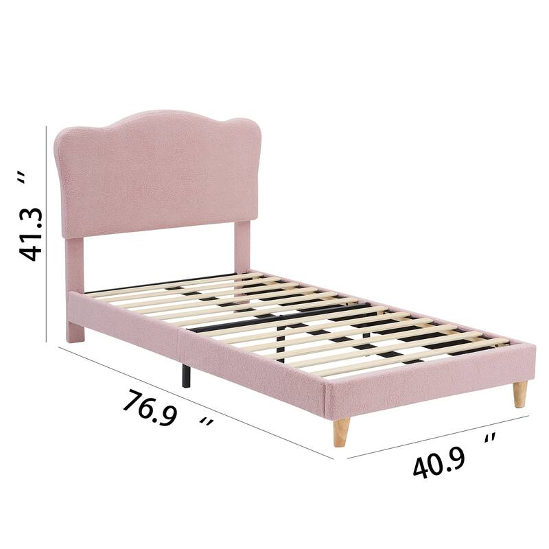 Upholstered Platform with Headboard