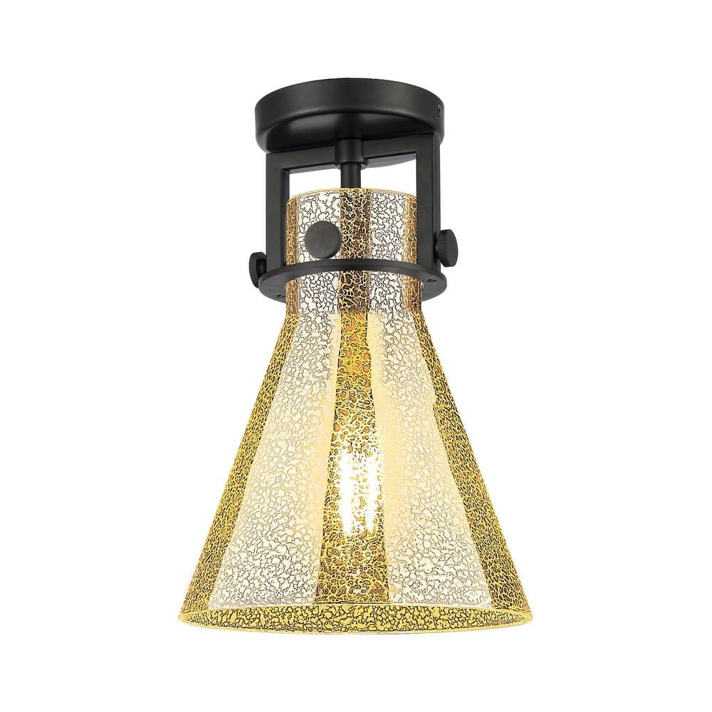 Innovations Lighting 411-1F-12-8 Newton Cone Flush Mount Newton Cone