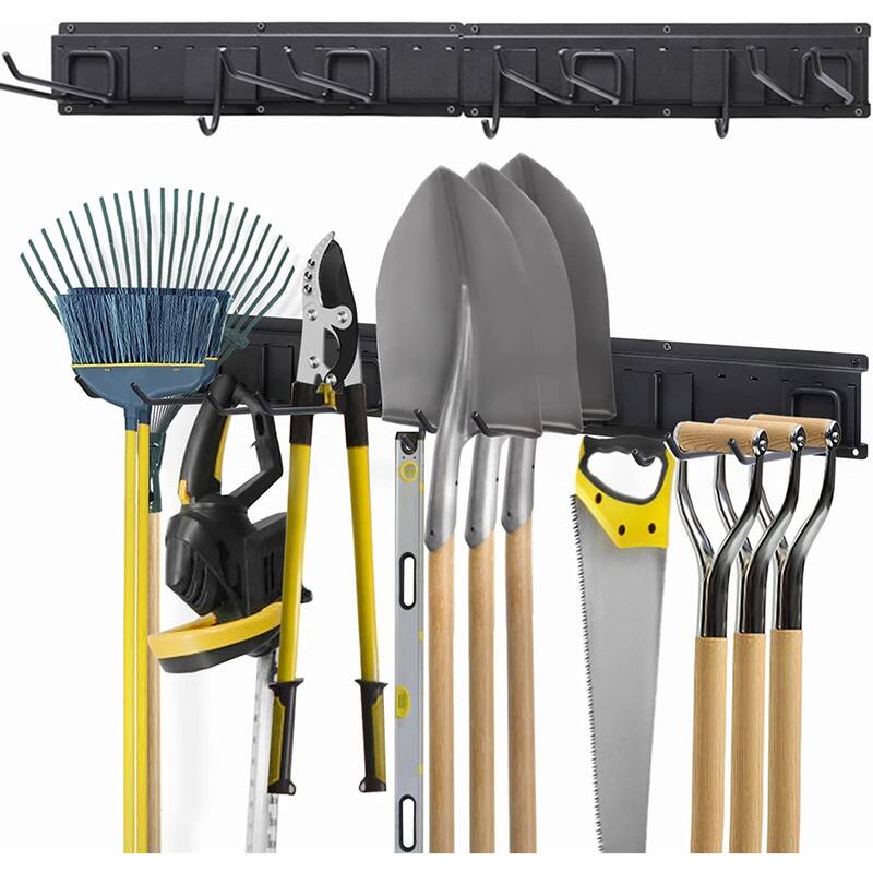 Garage Tool Storage Rack with 7 Hooks