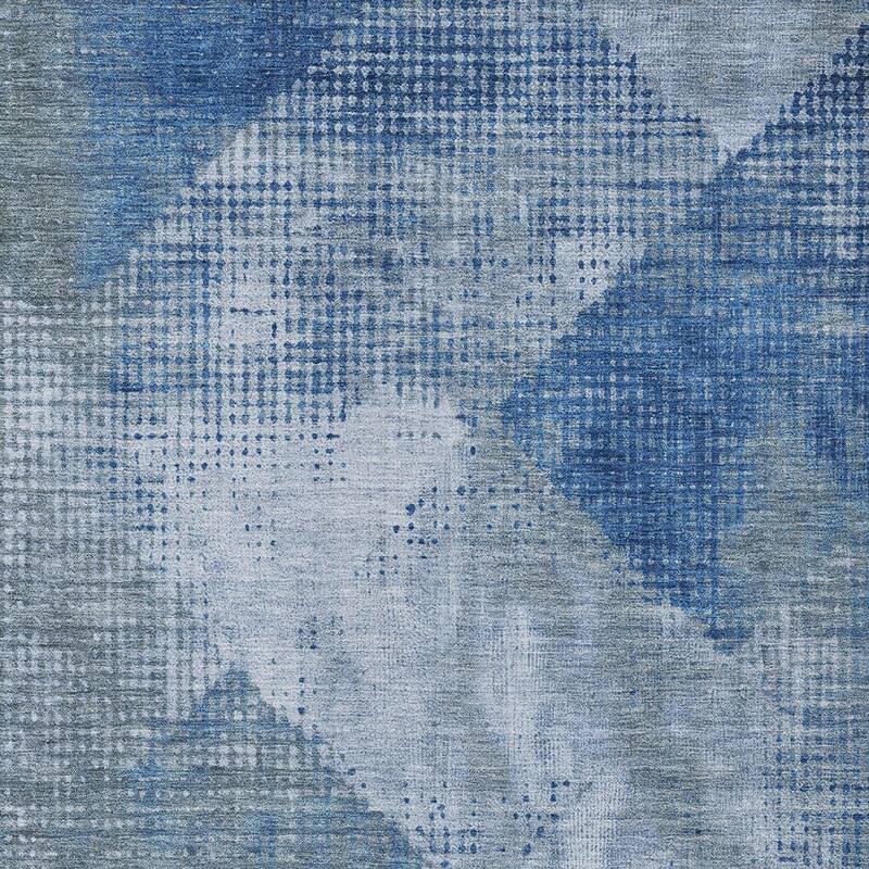 HomeRoots Geometric Transitional Rectangle Outdoor Rug