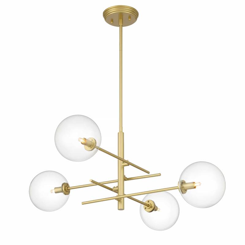 Caucy 4-Light Sputnik Modern Chandelier-UL - 32 inches