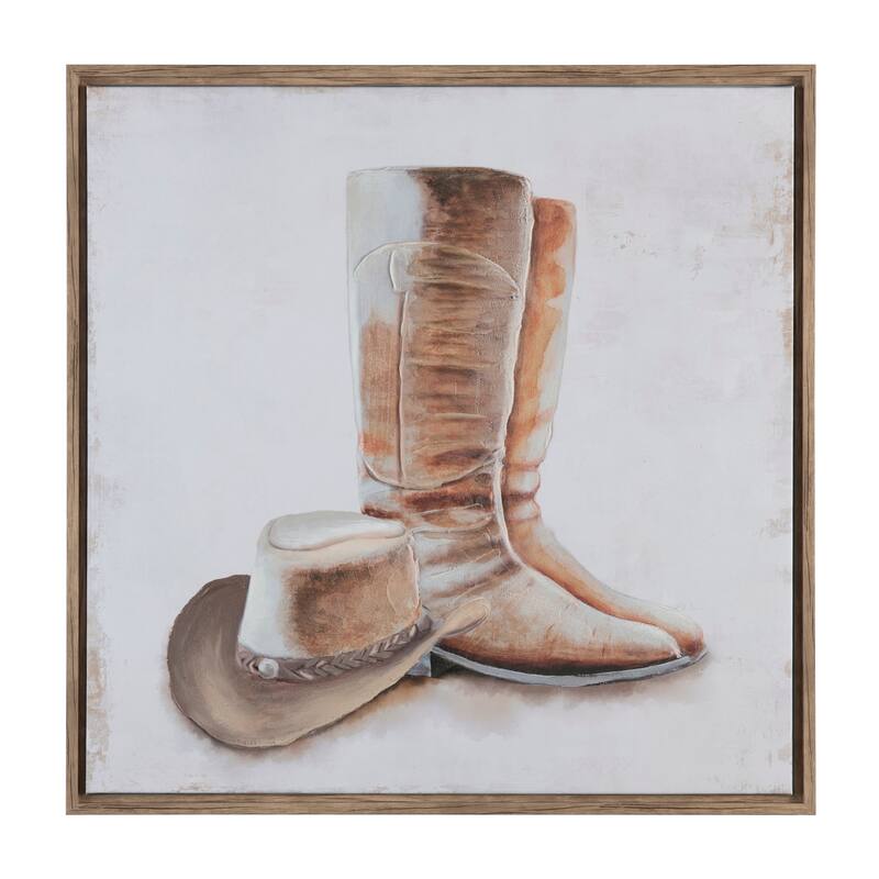 Howdy Partner - 29.5"x1.5"x29.5" - Beige