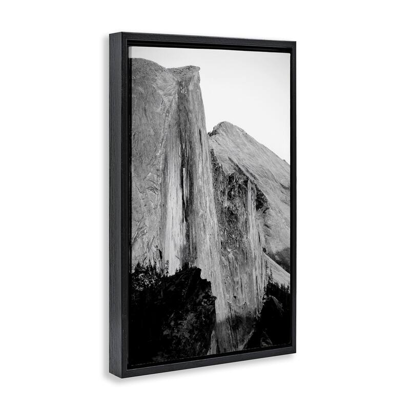 Stupell Towering Yosemite Cliff Framed Floater Canvas Wall Art Design By Gemma Bardot