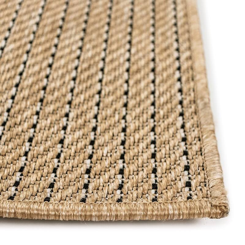 Liora Manne Carmel Textured Striped Indoor/ Outdoor Area Rug