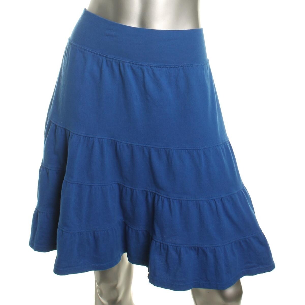 Shop Fresh Produce Womens Tiered Skirt Jersey Tiered Overstock