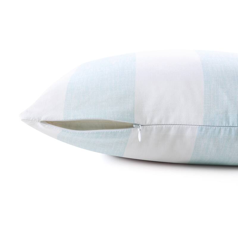 Tommy Bahama Awning Stripe Cotton Throw Pillow