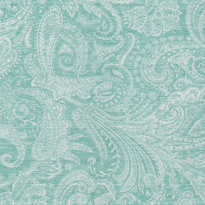HomeRoots Paisley Transitional Rectangle Outdoor Rug