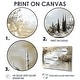 preview thumbnail 4 of 7, Designart - Gold Bosphorus Strait In Turkey - Turkey Wall Art Set of 3 - Large Traditional Framed Canvas Wall Art