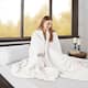 Beautyrest Solid Microlight to Berber Heated Blanket - King - Ivory