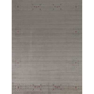 Gabbeh Area Rug Handmade Oriental Tribal Wool Carpet - 7'11" x 10'0"