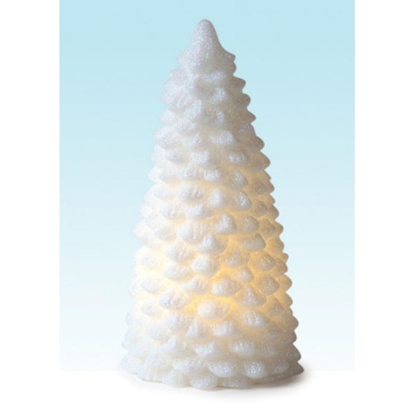 Shop Black Friday Deals On 8 Winter Frost Led Flameless Battery Operated White Christmas Tree Candle Overstock 16540838