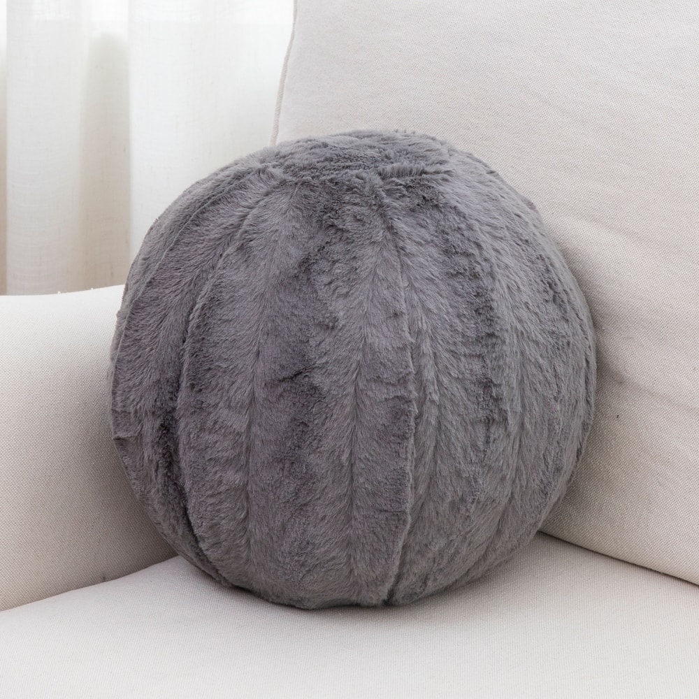 Cheer Collection 10" Round Living Room Decorative Ball Pillow