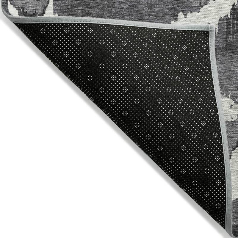 Machine Washable Indoor/ Outdoor Chantille Ombre Abstract Rug