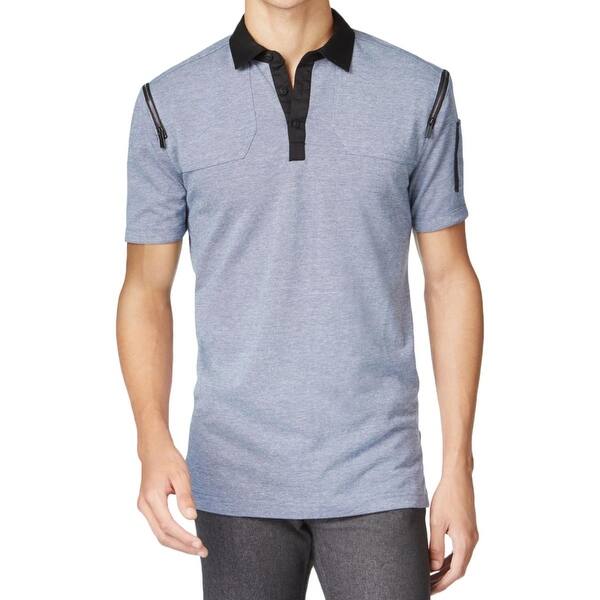 Shop Sean John Mens Big Tall Polo Pique Point Collar 5xlt