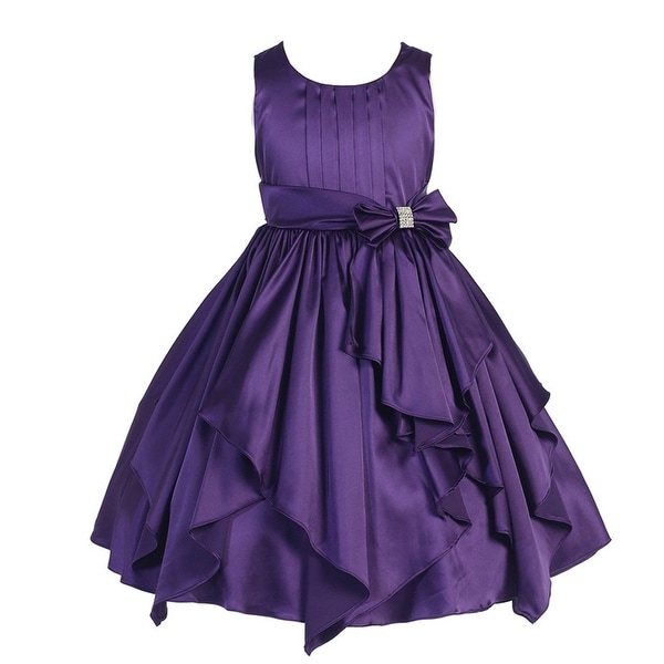 purple jr bridesmaid dresses