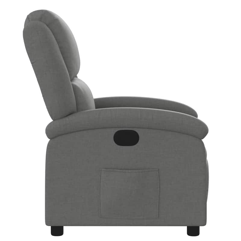 vidaXL Recliner Chair Wingback Reclining Push Armchair for Elderly Fabric - 34.1 x 28.0 x 39.2