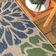 preview thumbnail 41 of 200, JONATHAN Y Floral Textured Weave Indoor/Outdoor Area Rug