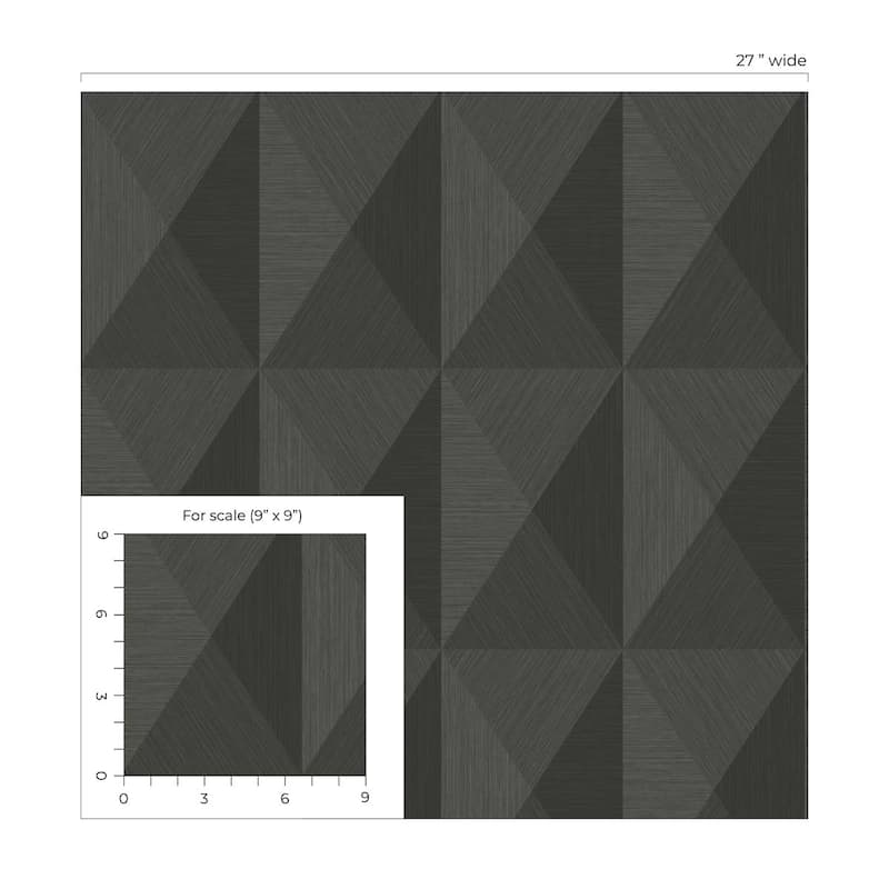 Seabrook Designs Pinnacle Embossed Vinyl Unpasted Wallpaper