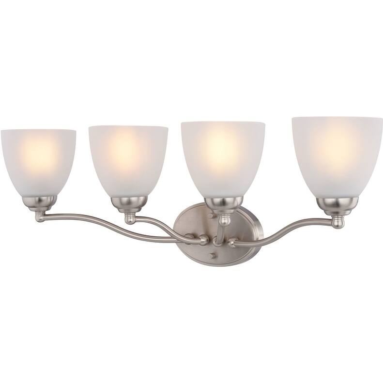 Vaxcel Lighting W0522 Bellwood 4 Light 28" Wide Vanity Light - Satin Nickel