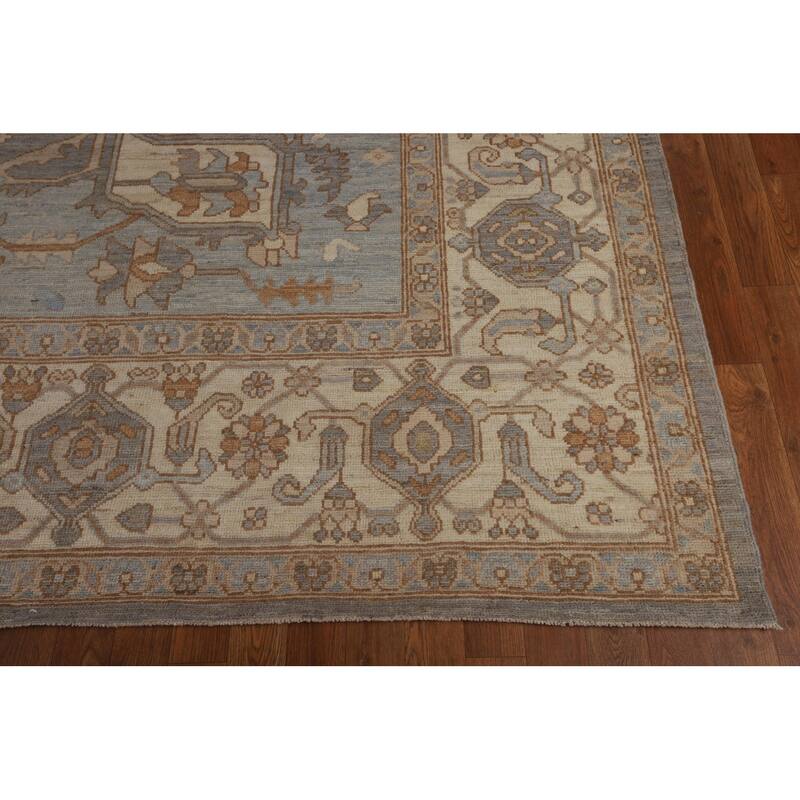 Heriz Serapi Large Rug Handmade Wool Carpet - 10'4"x 13'8"
