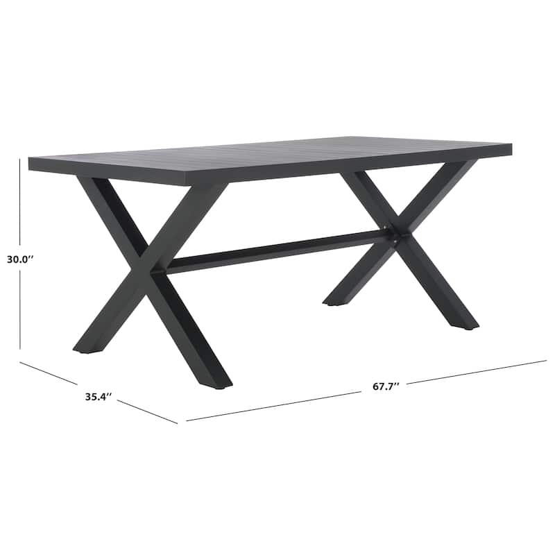 SAFAVIEH Outdoor Living Core Dining Table - 35"W x 68"D x 30"H