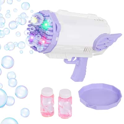 Hey Play LED Bubble Gun with 80 Holes