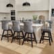 Option Grey Velvet Set Of 6
