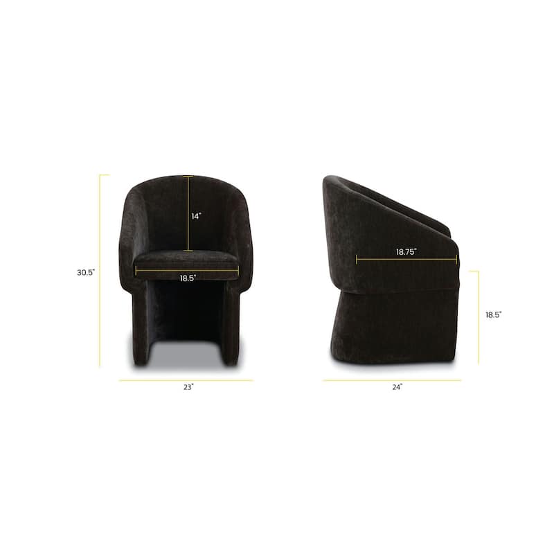 Poly & Bark Sloane Velvet Dining Chair