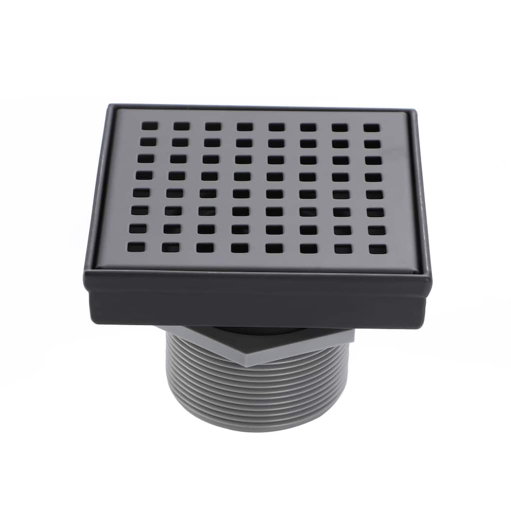 Design House 542852 4" Square Shower Drain